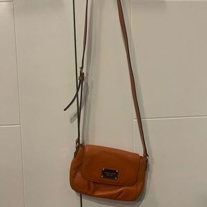 Michael Kors orange crossbody bag